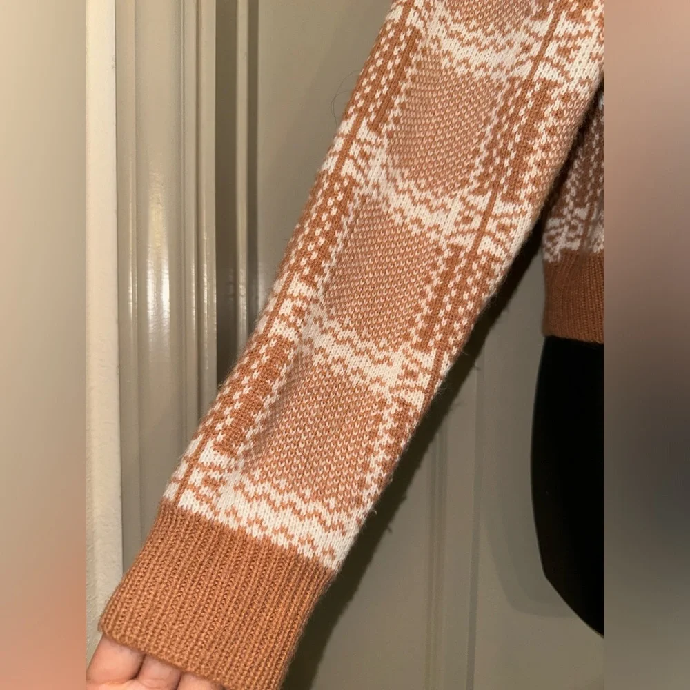 Princess Polly Pink Check Cropped Cardigan size M/L - Picture 5 of 13